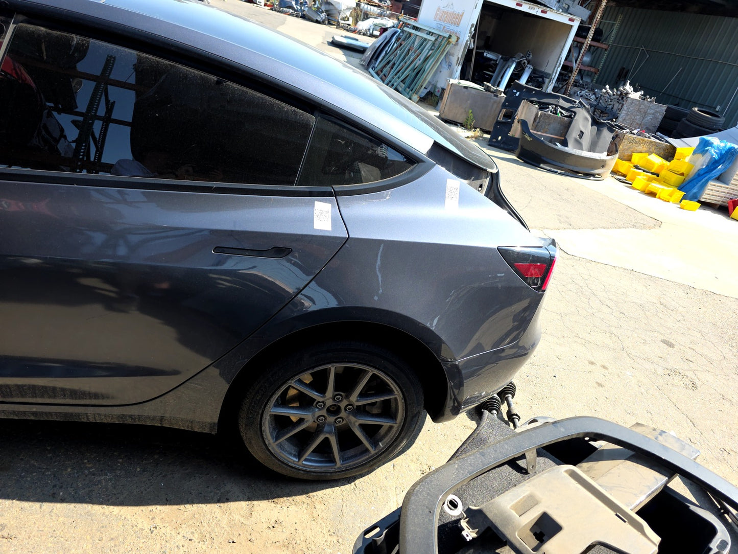 2021-2023 Tesla Model 3 Left Quarter Panel Cut 1073677-S0-B