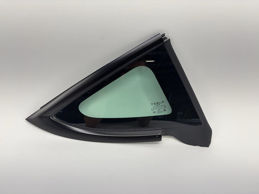 2025 Tesla Model 3 Highland Rear Quarter Glass Right Black 1915484-20-C