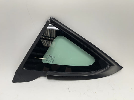 2025 Tesla Model 3 Highland Rear Quarter Glass Left Black 1915483-20-C