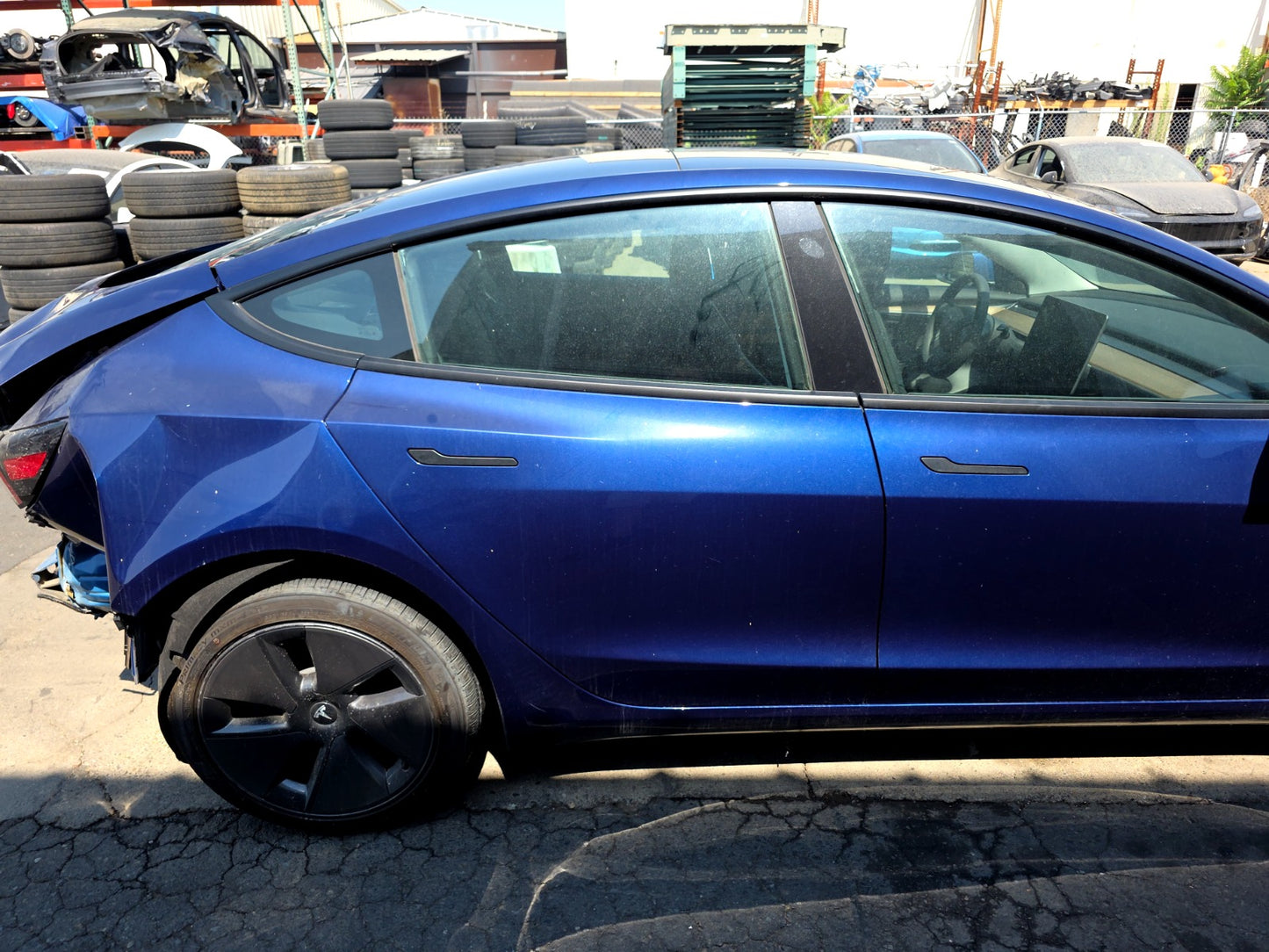 2021-2023 Tesla Model 3 Rear Right Door Assembly No Door Trim 1081440-E1-C