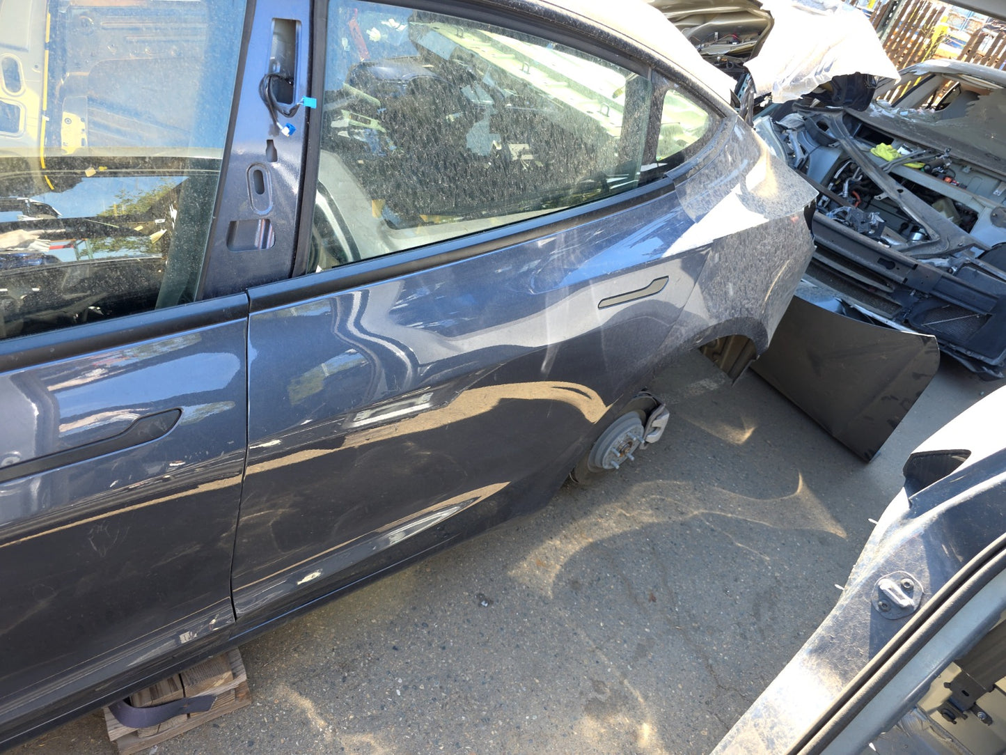 2021-2023 Tesla Model 3 Rear Left Door Shell 1081441-E0-C