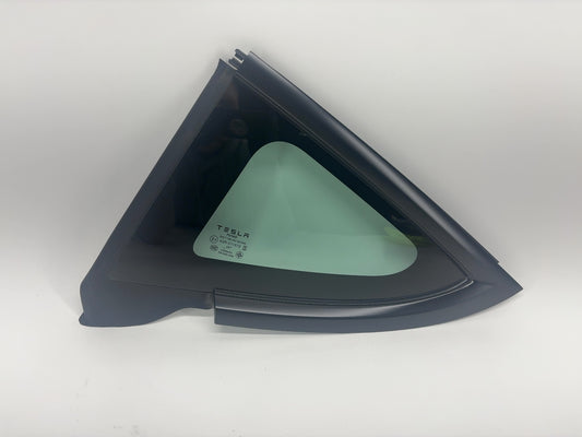 2025 Tesla Model 3 Highland Rear Quarter Glass Left Black 1915483-20-C
