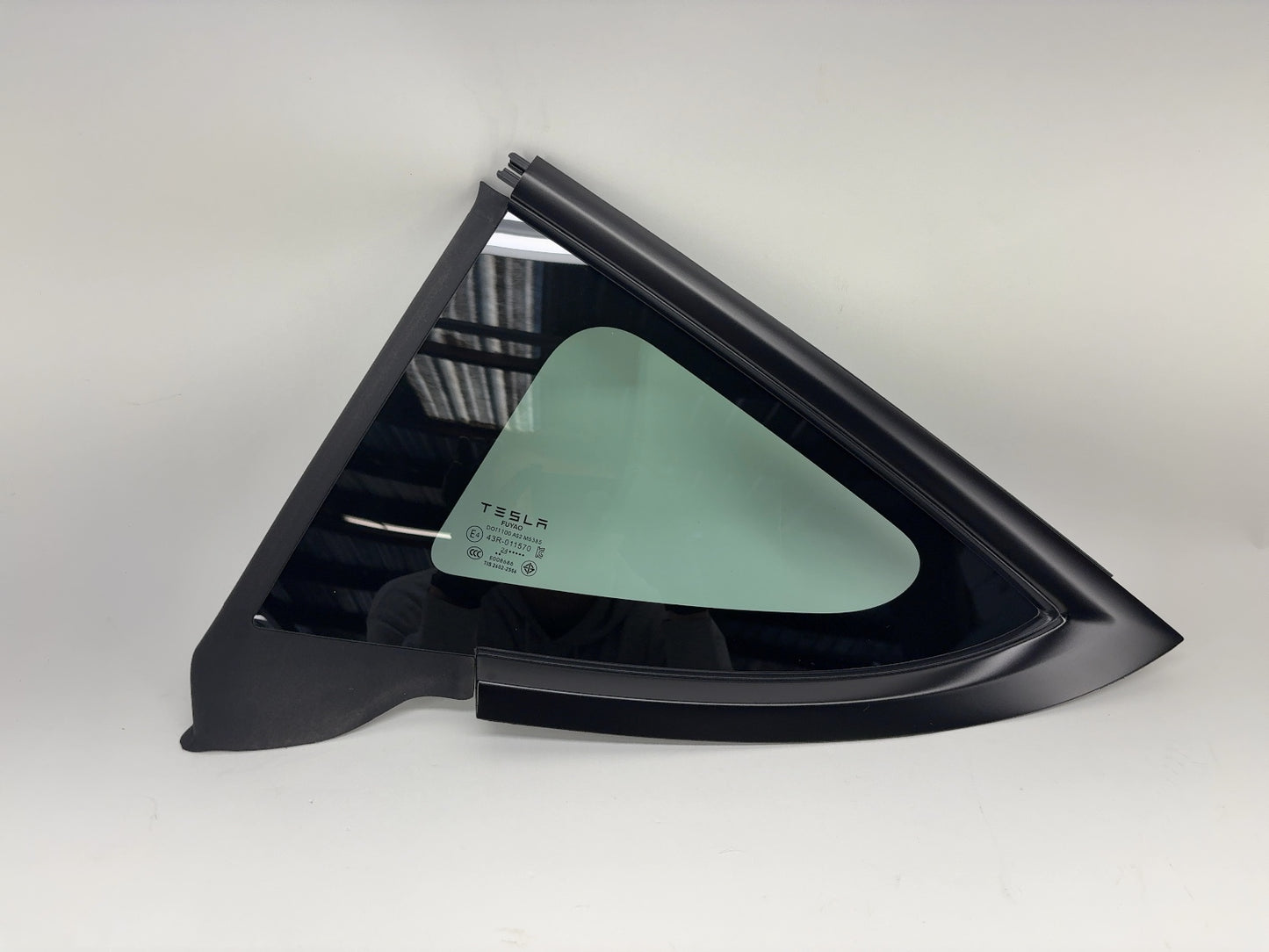 2025 Tesla Model 3 Highland Rear Quarter Glass Left Black 1915483-20-C