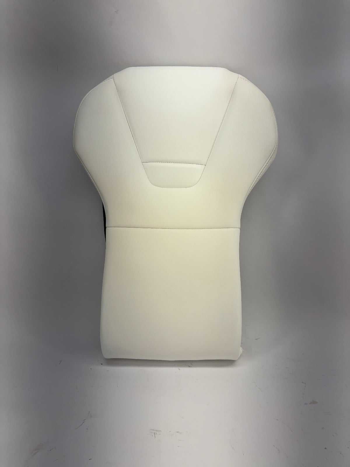 2018 Tesla Model X Front Left Upper Seat Cushion White 1072751-00-D