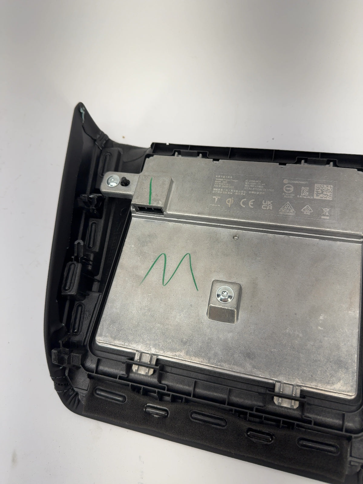 2024-2026 Tesla Model 3 Highland Wireless Charging Module & Pad 1761810-00-D