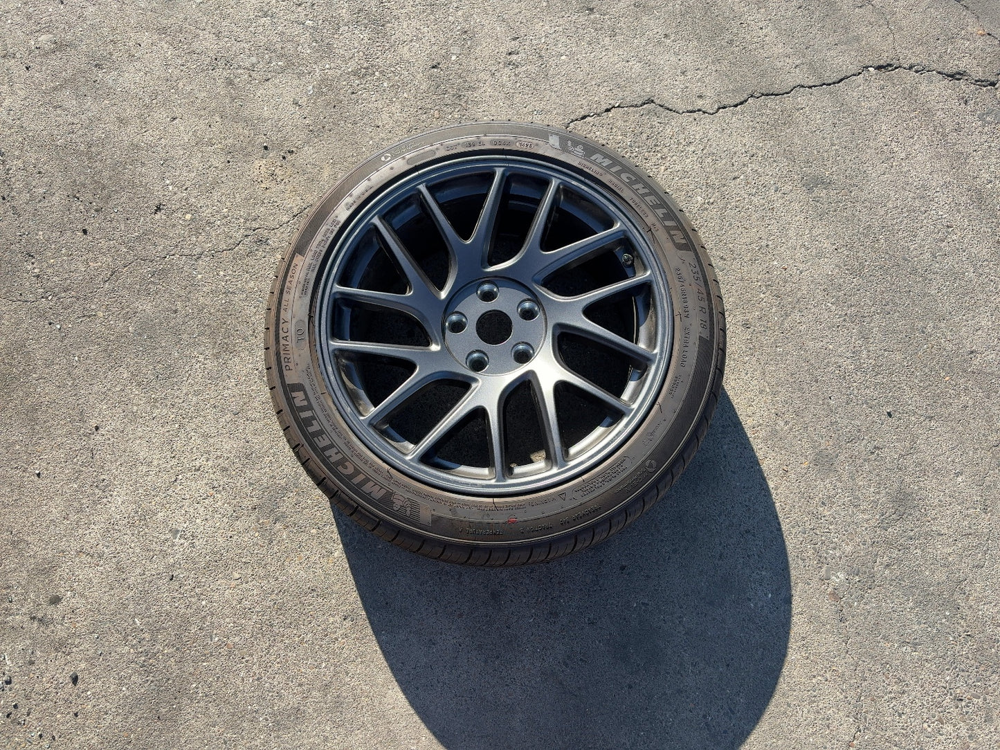 2024-2026 Tesla Model 3 Highland Michelin- Primacy A/s 235/45r18 Wheel 1344246-00-A