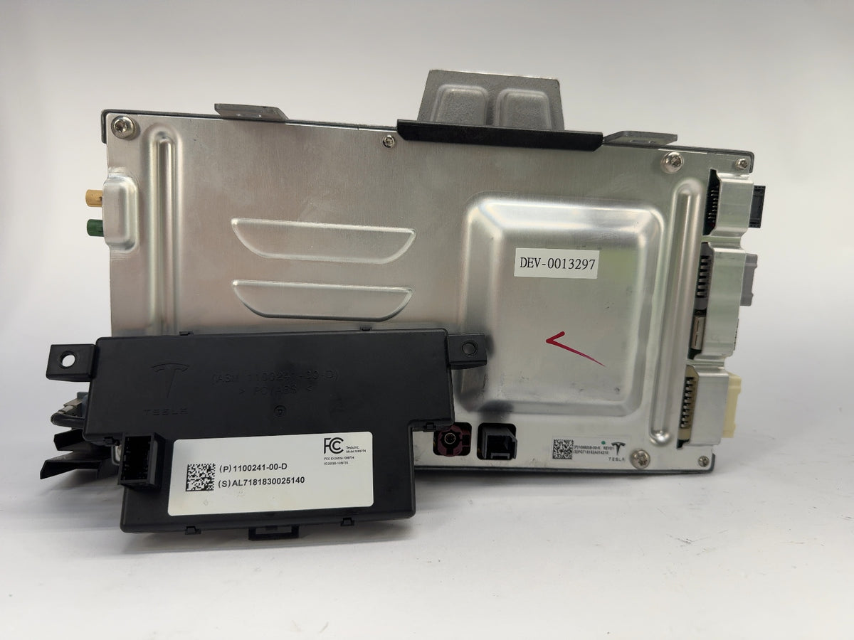 2018 Tesla Model 3 Car Computer With Security Module 1098058-00-K