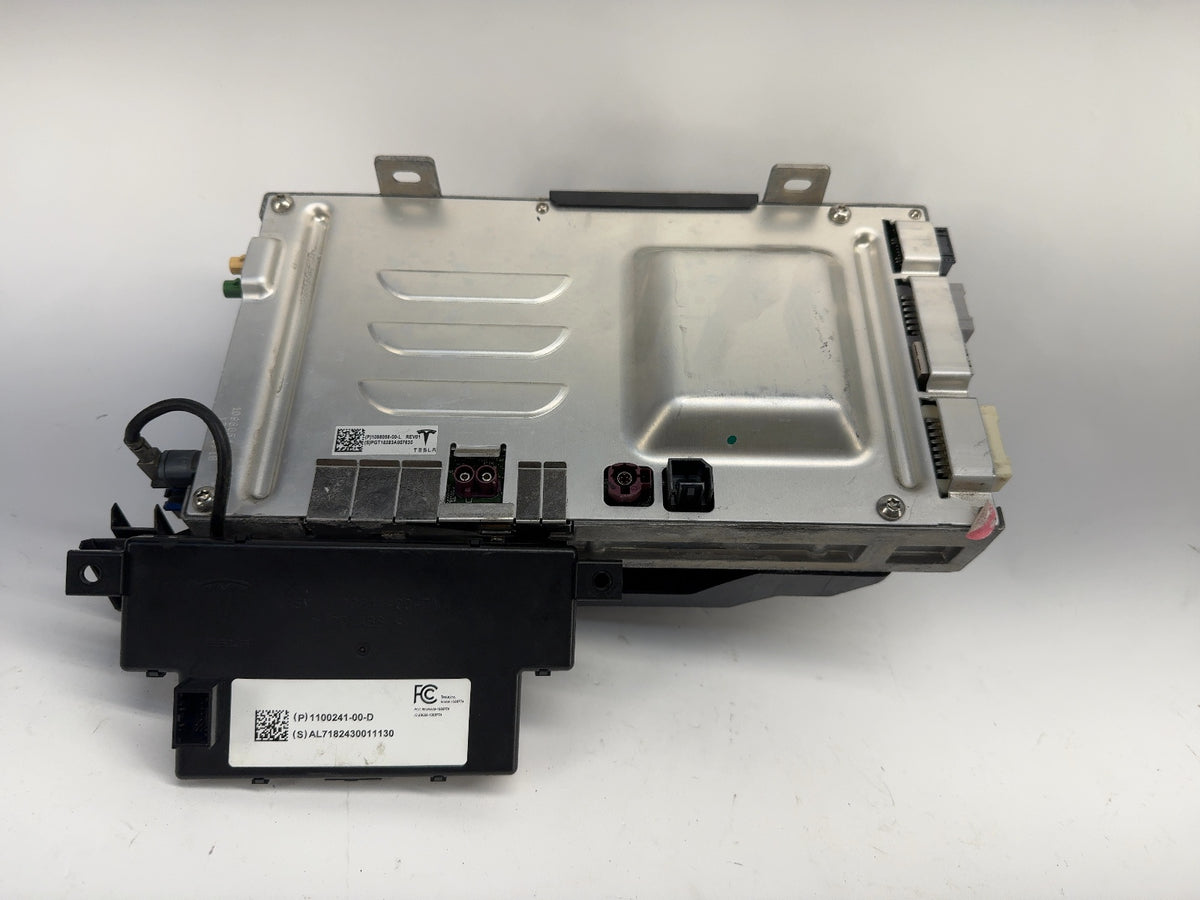 2018 Tesla Model 3 Car Computer With Security Module 1098058-00-L