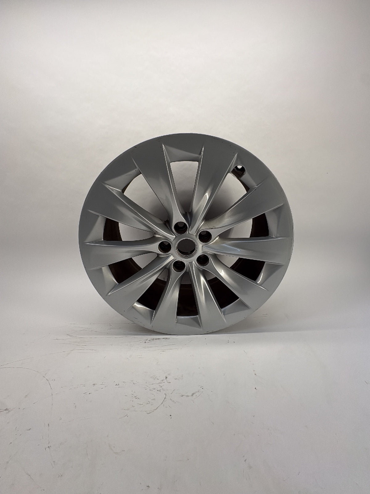 2020 Tesla Model X 20 Inch Rim Silver Slipstream 1027245-00-A
