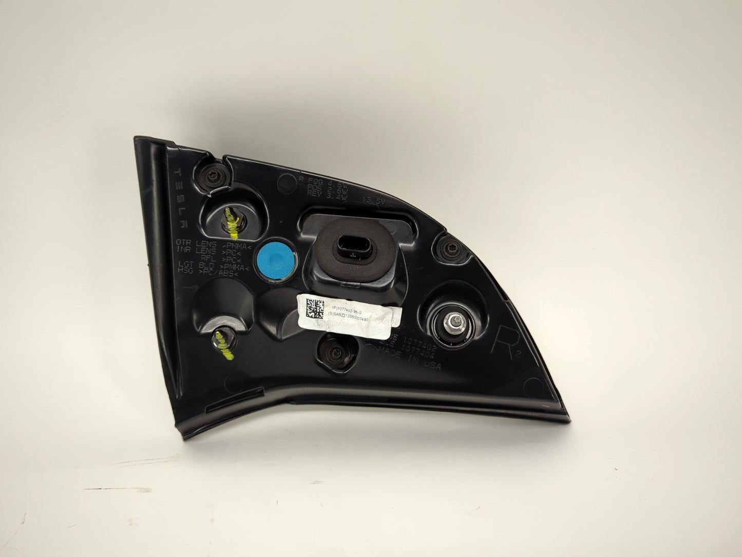 2022 Tesla Model 3 Right Tail Lamp Trunk Mounted 1077402-96-G