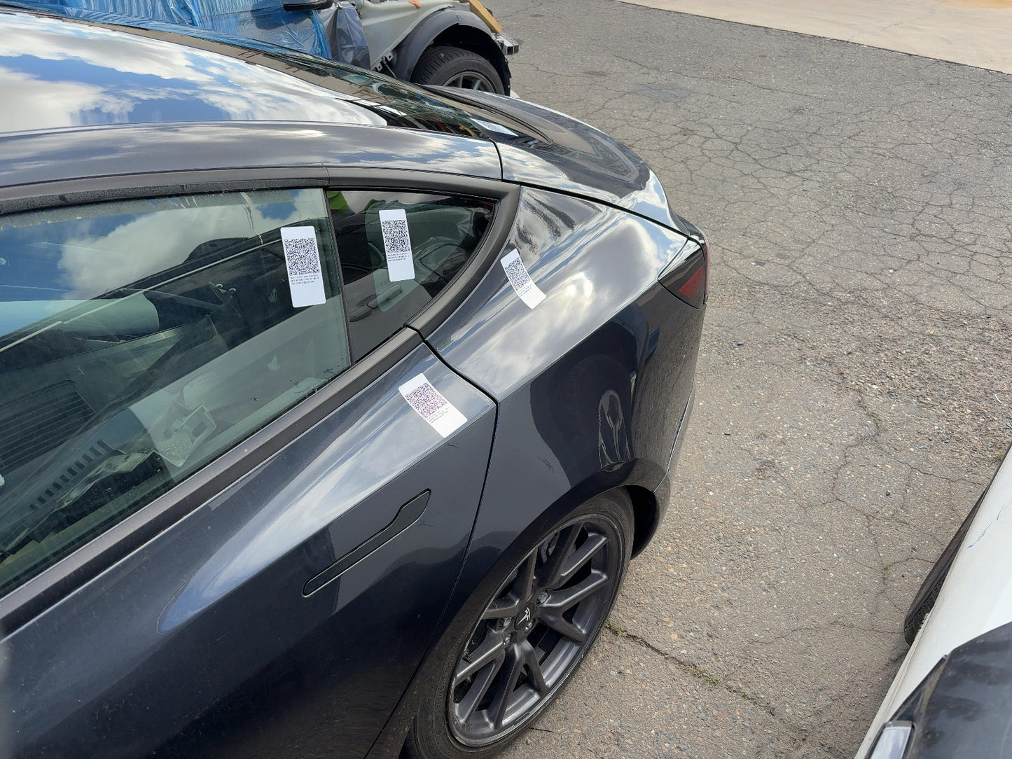 2025 Tesla Model 3 Highland Left Quarter Panel Cut 1910794-S0-A