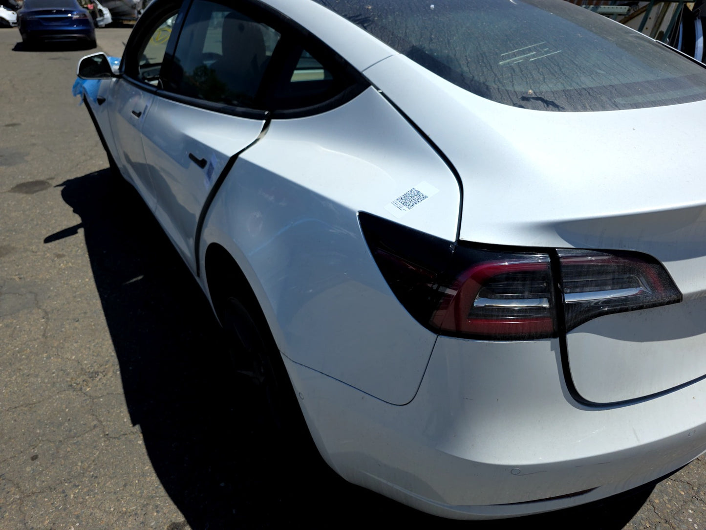 2021-2023 Tesla Model 3 Left Quarter Panel Cut 1073677-S0-B