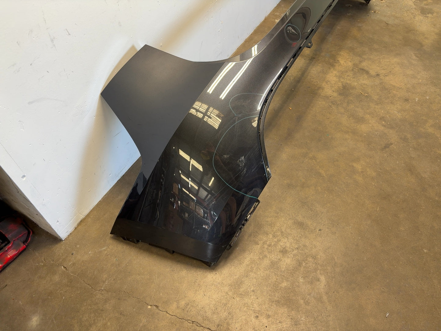 2023-2025 Tesla Model Y Rear Fascia Without Parking Assist Brackets 1493735-S0-C