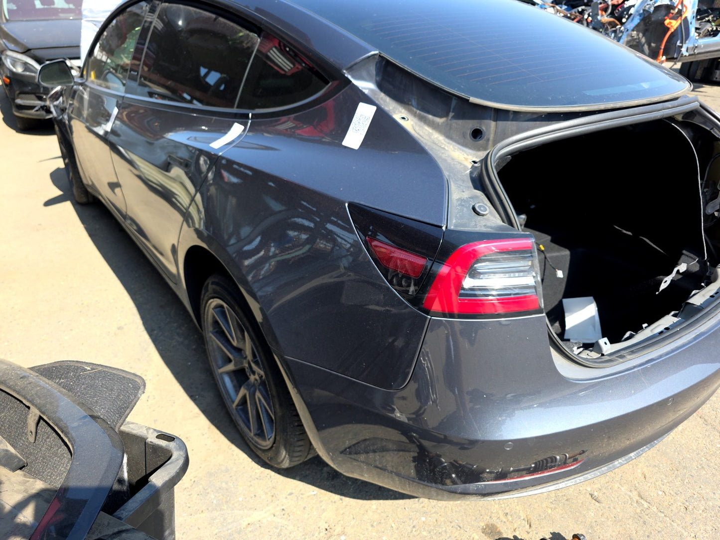 2021-2023 Tesla Model 3 Left Quarter Panel Cut 1073677-S0-B