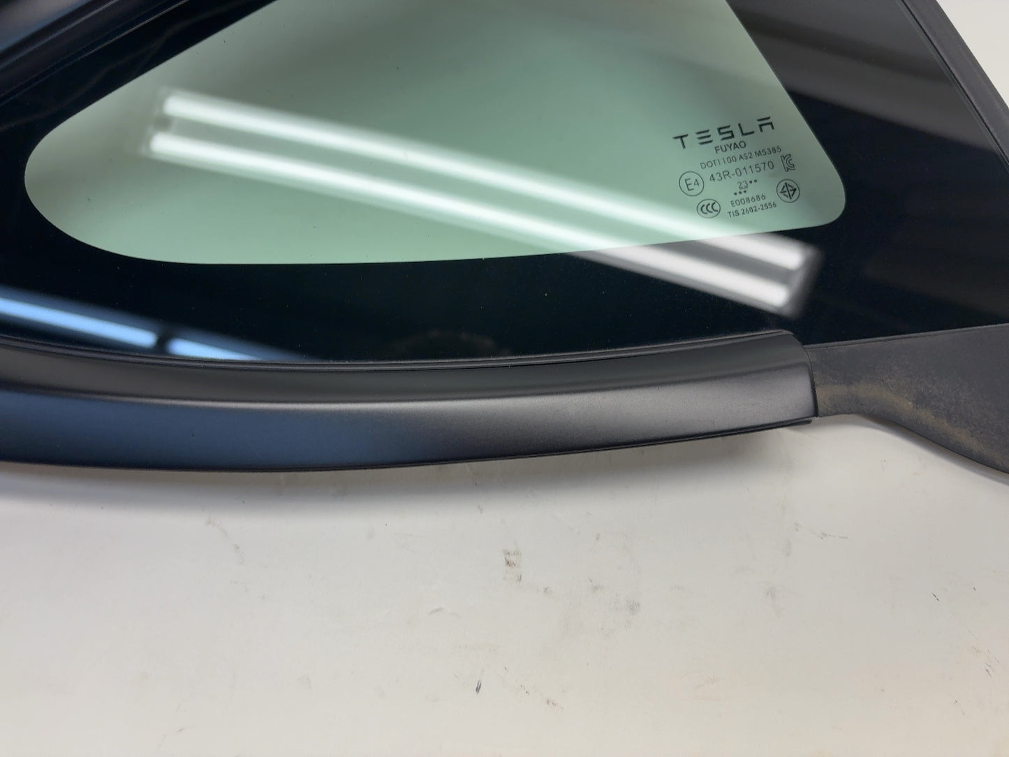 2024 Tesla Model 3 Highland Rear Quarter Glass Right Black 1915484-21-C