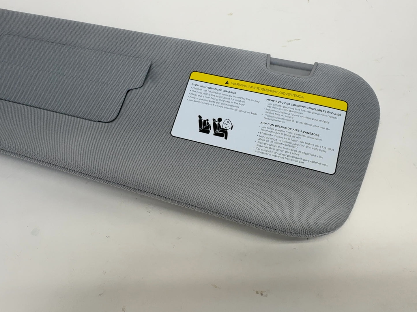 2025-2026 Tesla Model Y Juniper Sun Visor Left Polar Grey 1801039-15-G