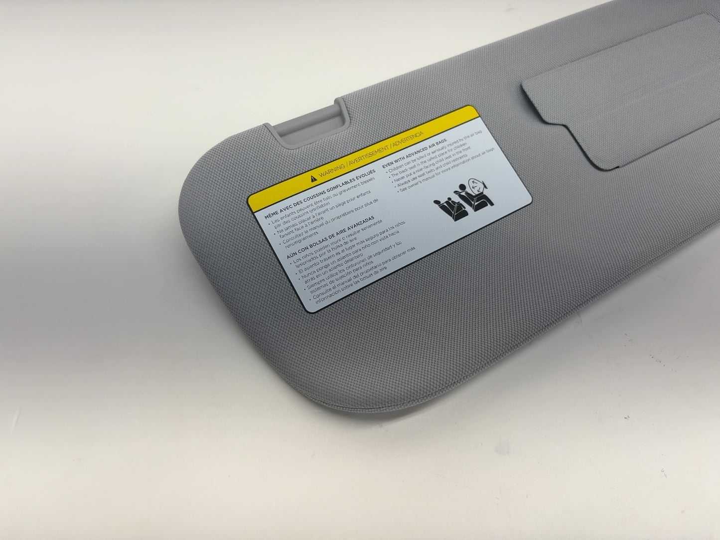 2026 Tesla Model Y Juniper Sun Visor Right Polar Grey 1801040-15-G