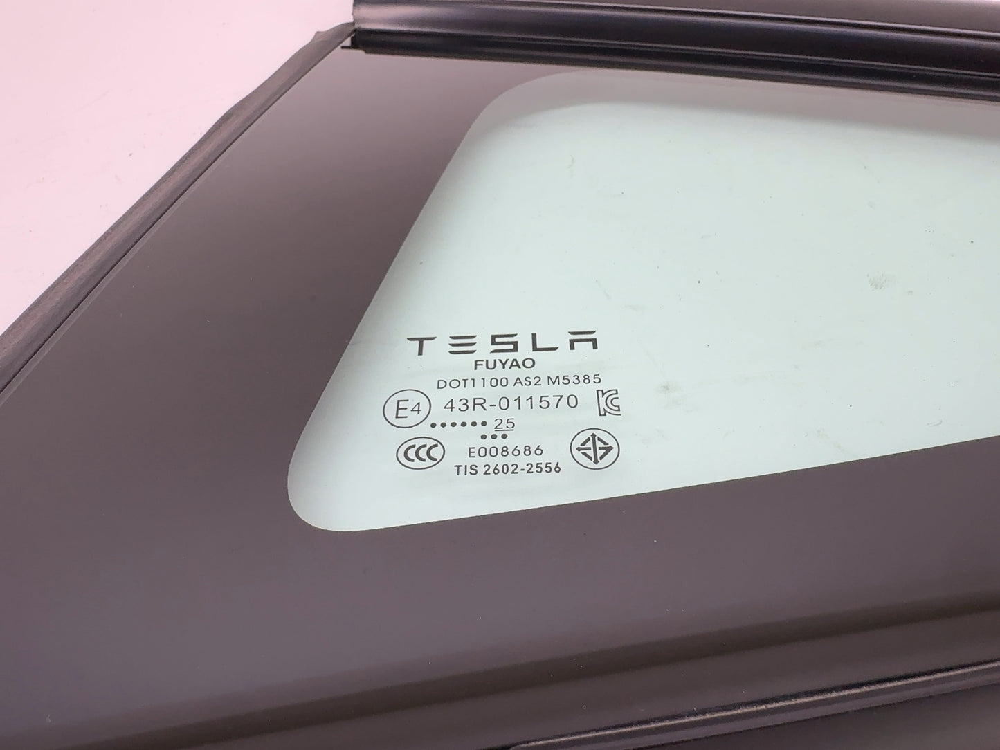 2025 Tesla Model 3 Highland Left Quarter Glass 1915483-20-C