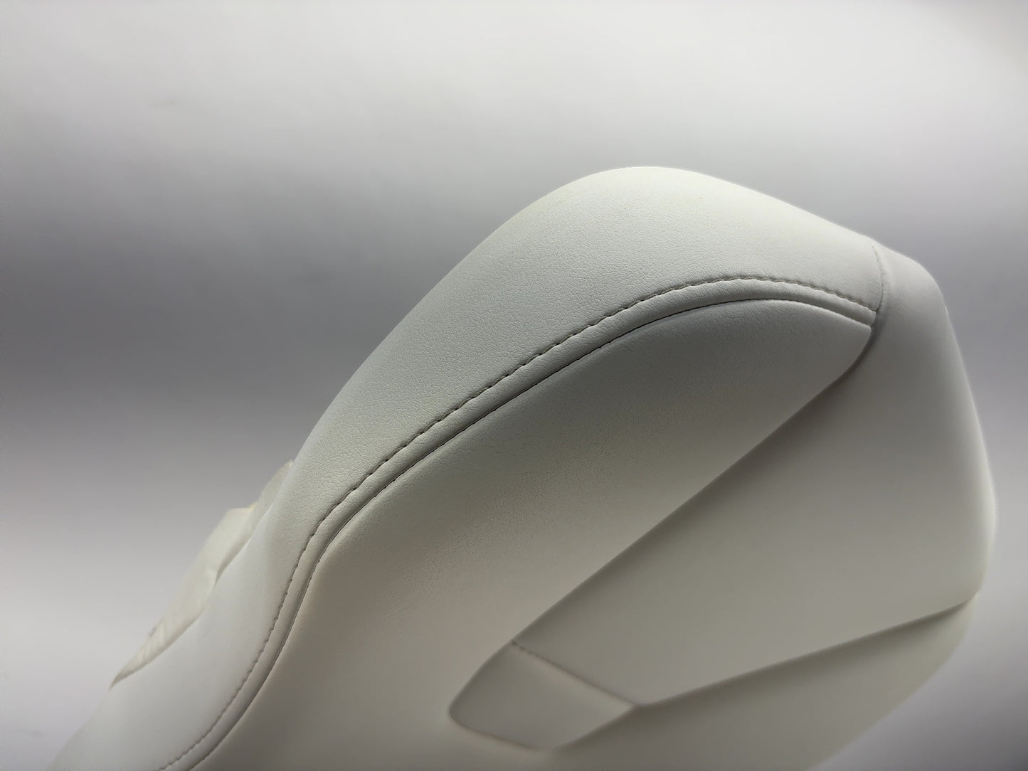 2018 Tesla Model X Front Left Upper Seat Cushion White 1072751-00-D