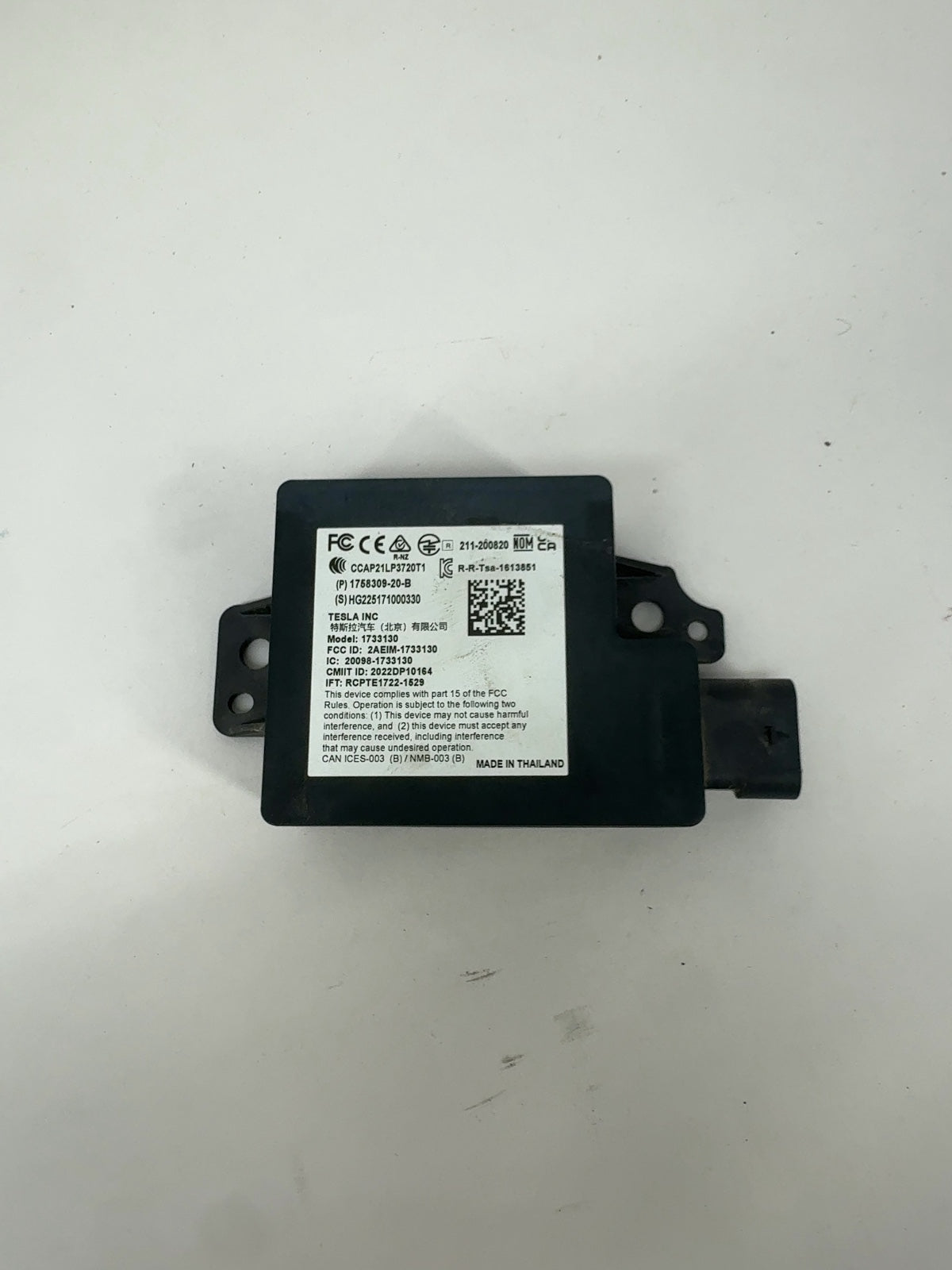 2026 Tesla Model 3 Highland Rear Bluetooth Low Endpoint 1758309-20-B