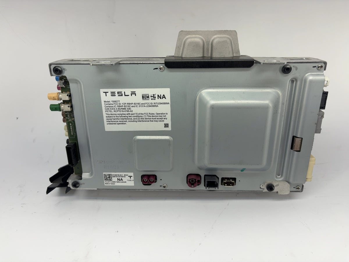 2021-2022 Tesla Model 3 Car Computer With Security Module 1566786-00-E