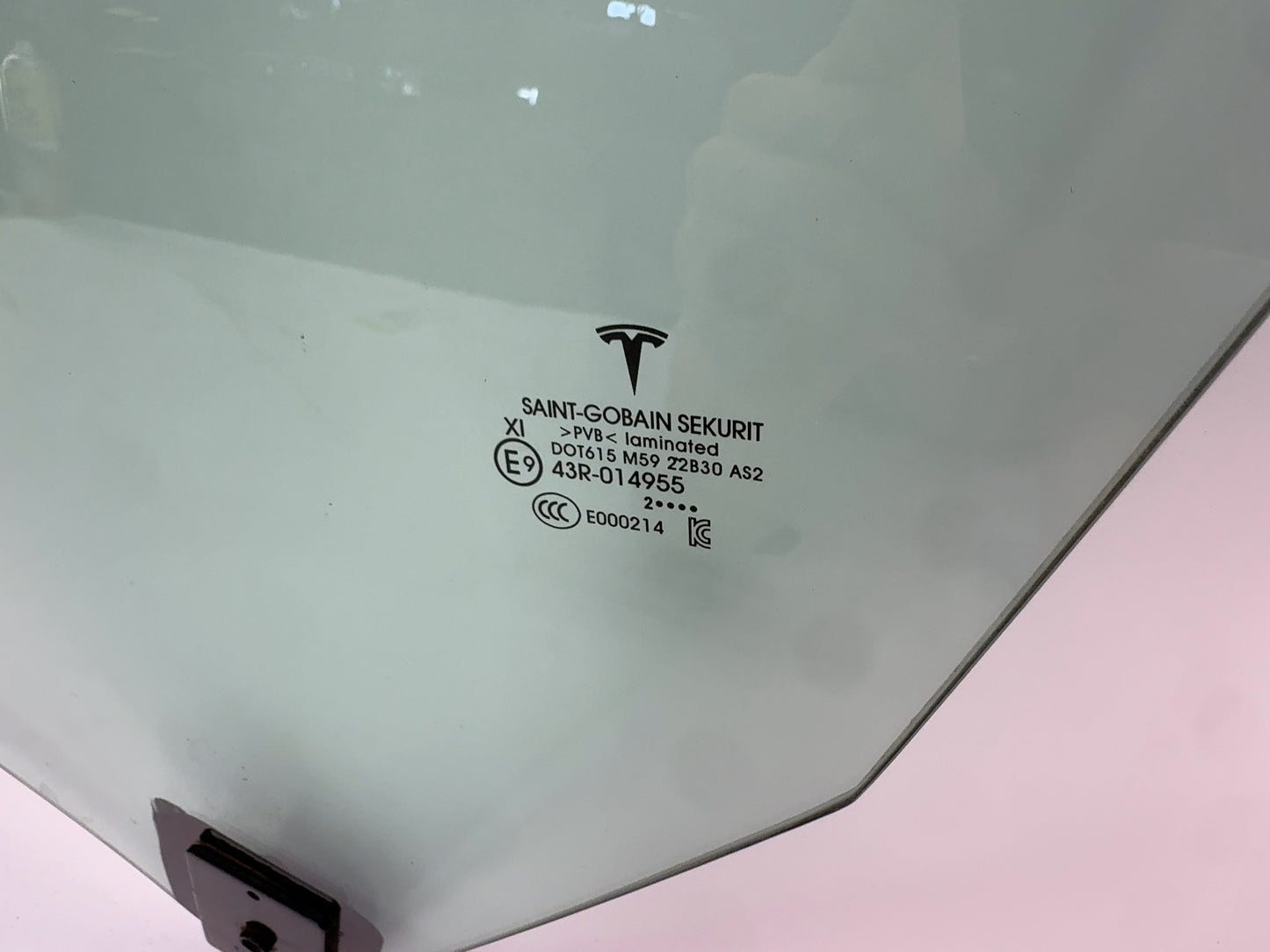2021-2024 Tesla Model 3 Front Left Door Glass Laminated Note 1568570-00-C