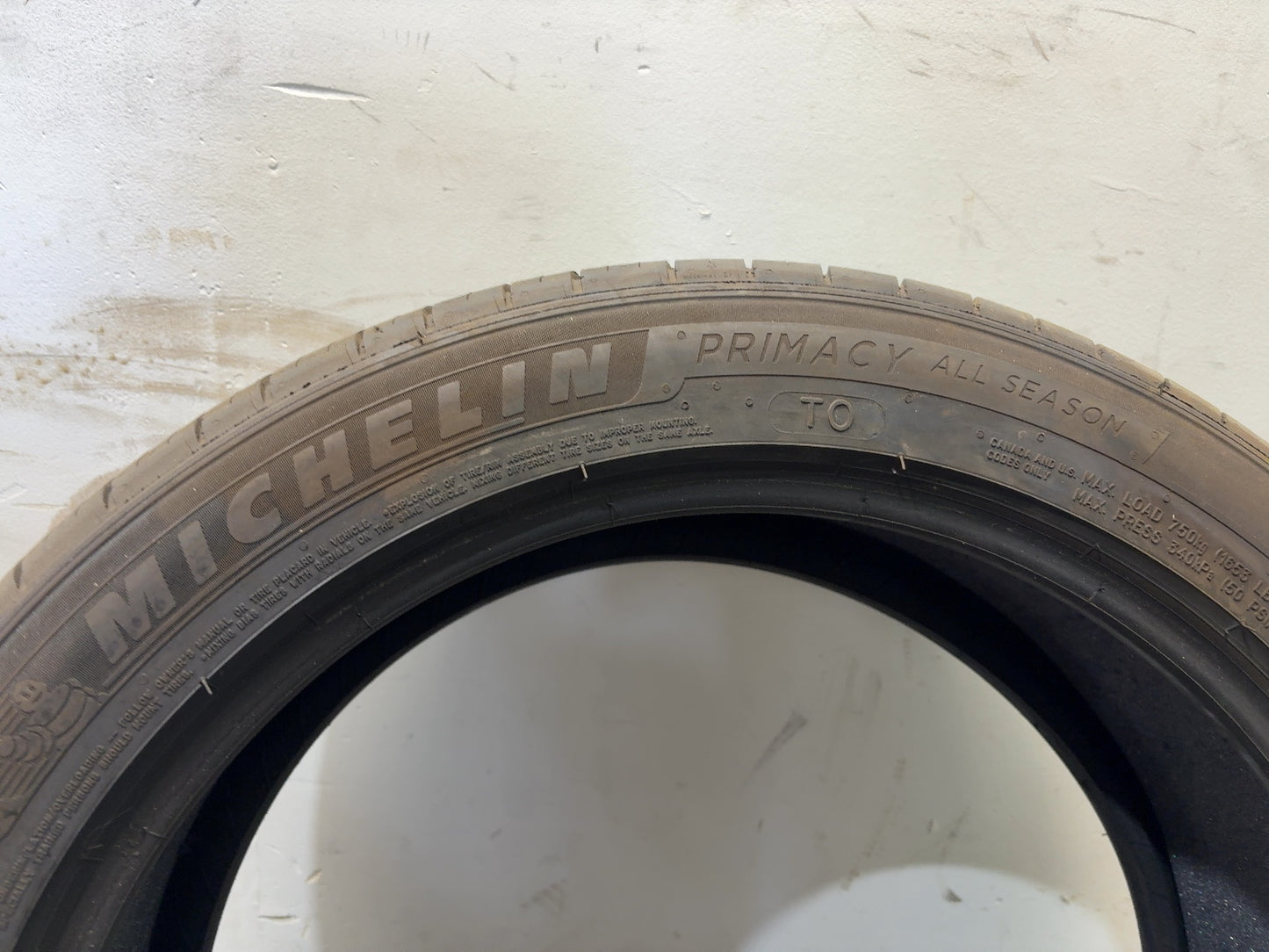 2024-2026 Tesla Model 3 Highland Michelin- Primacy A/s 235/45r18 Tire 1344246-00-A