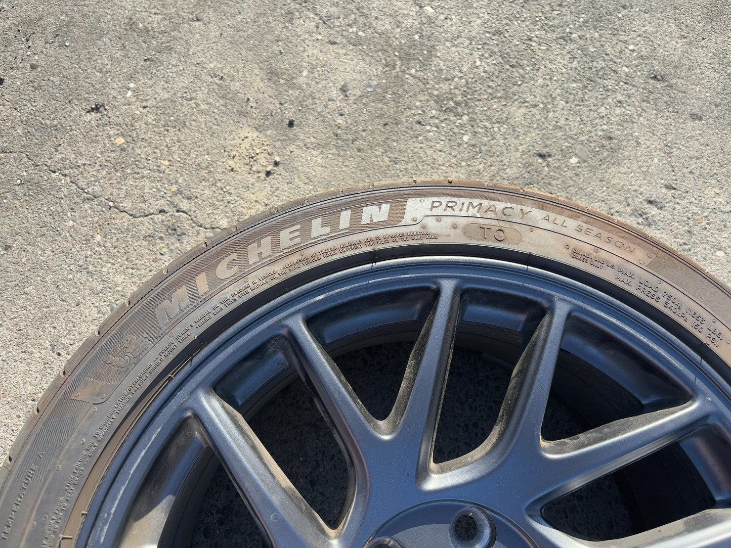 2024-2026 Tesla Model 3 Highland Michelin- Primacy A/s 235/45r18 Wheel 1344246-00-A