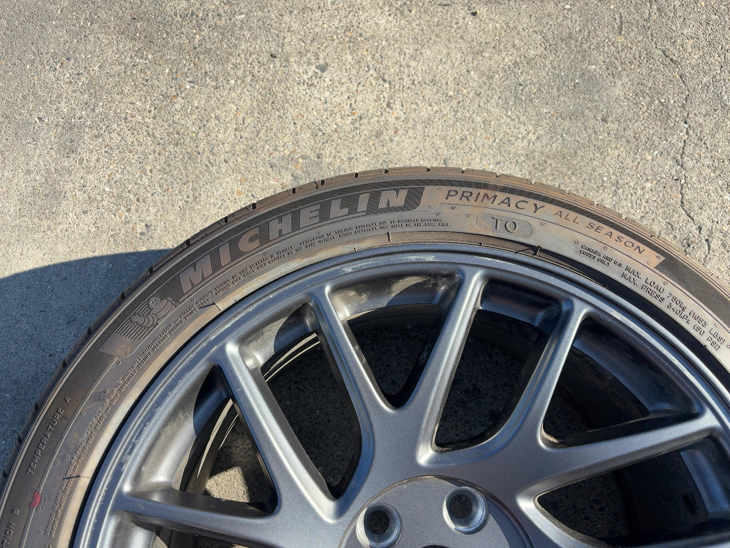 2024-2026 Tesla Model 3 Highland Michelin- Primacy A/s 235/45r18 Wheel 1344246-00-A