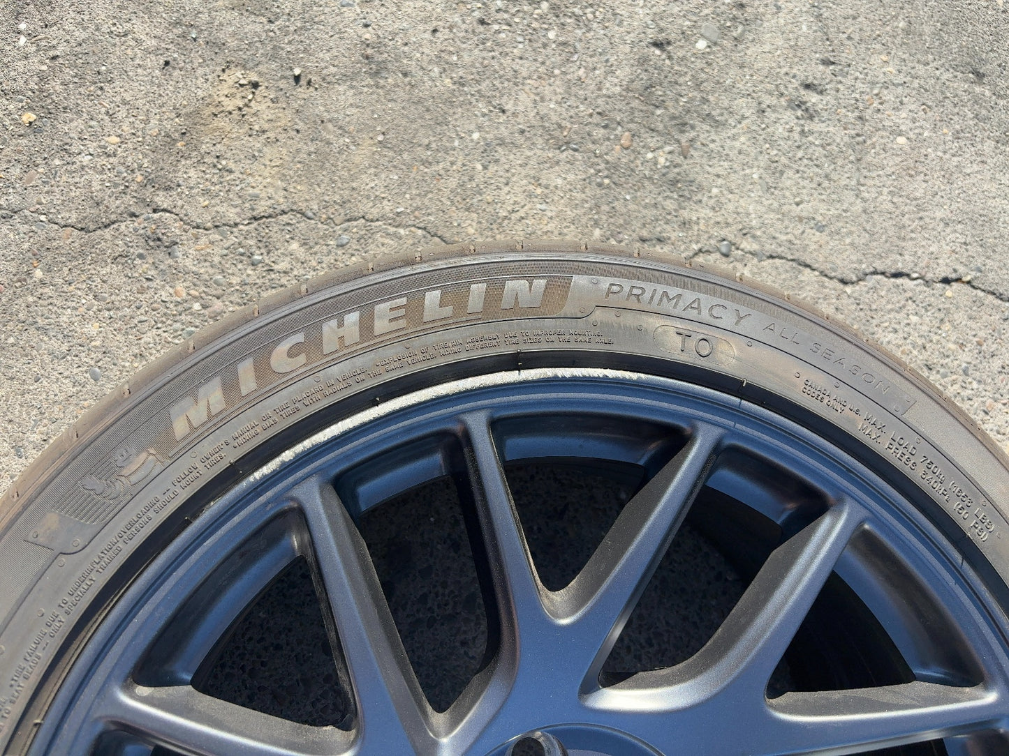 2024-2026 Tesla Model 3 Highland Michelin- Primacy A/s 235/45r18 Wheel 1344246-00-A