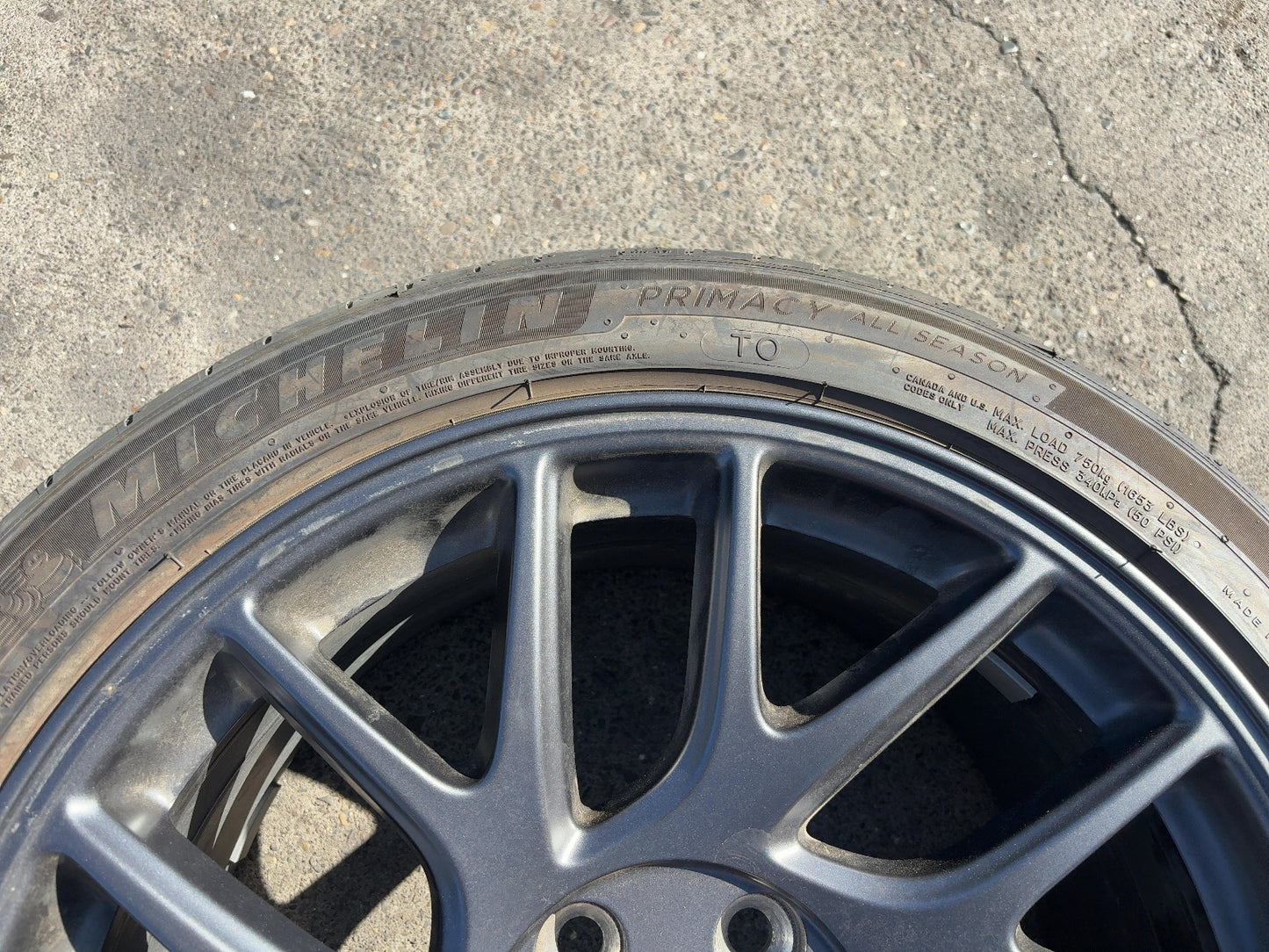 2024-2026 Tesla Model 3 Highland Michelin- Primacy A/s 235/45r18 Wheel 1344246-00-A