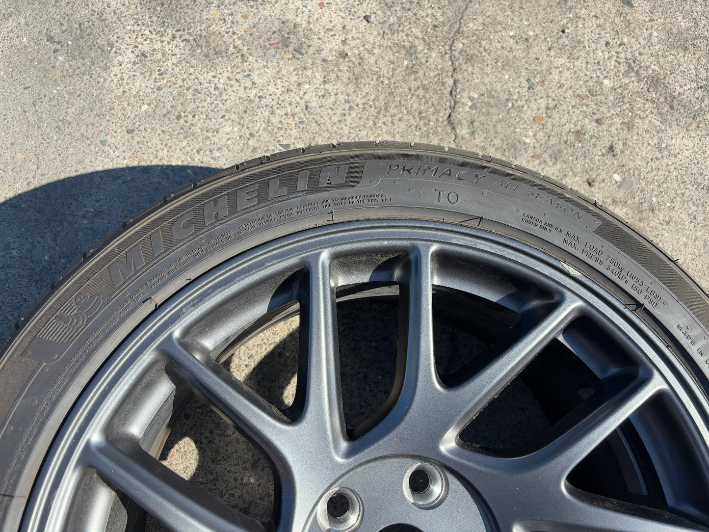 2024-2026 Tesla Model 3 Highland Michelin- Primacy A/s 235/45r18 Wheel 1344246-00-A
