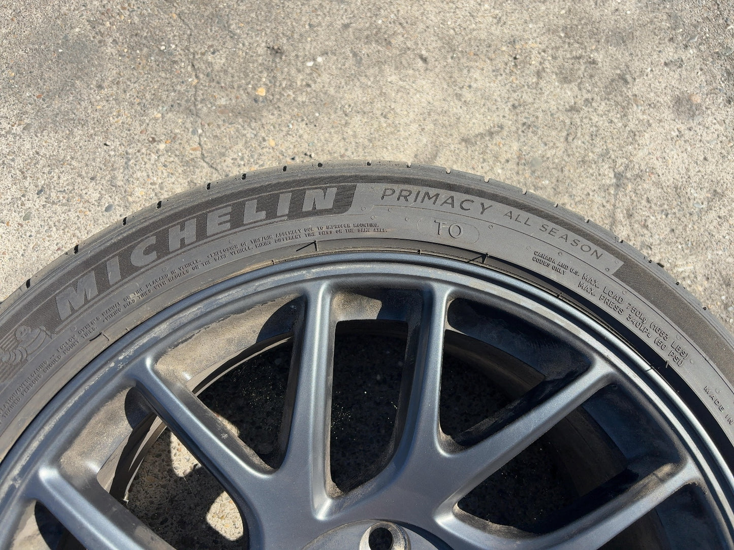 2024-2026 Tesla Model 3 Highland Michelin- Primacy A/s 235/45r18 Wheel 1344246-00-A
