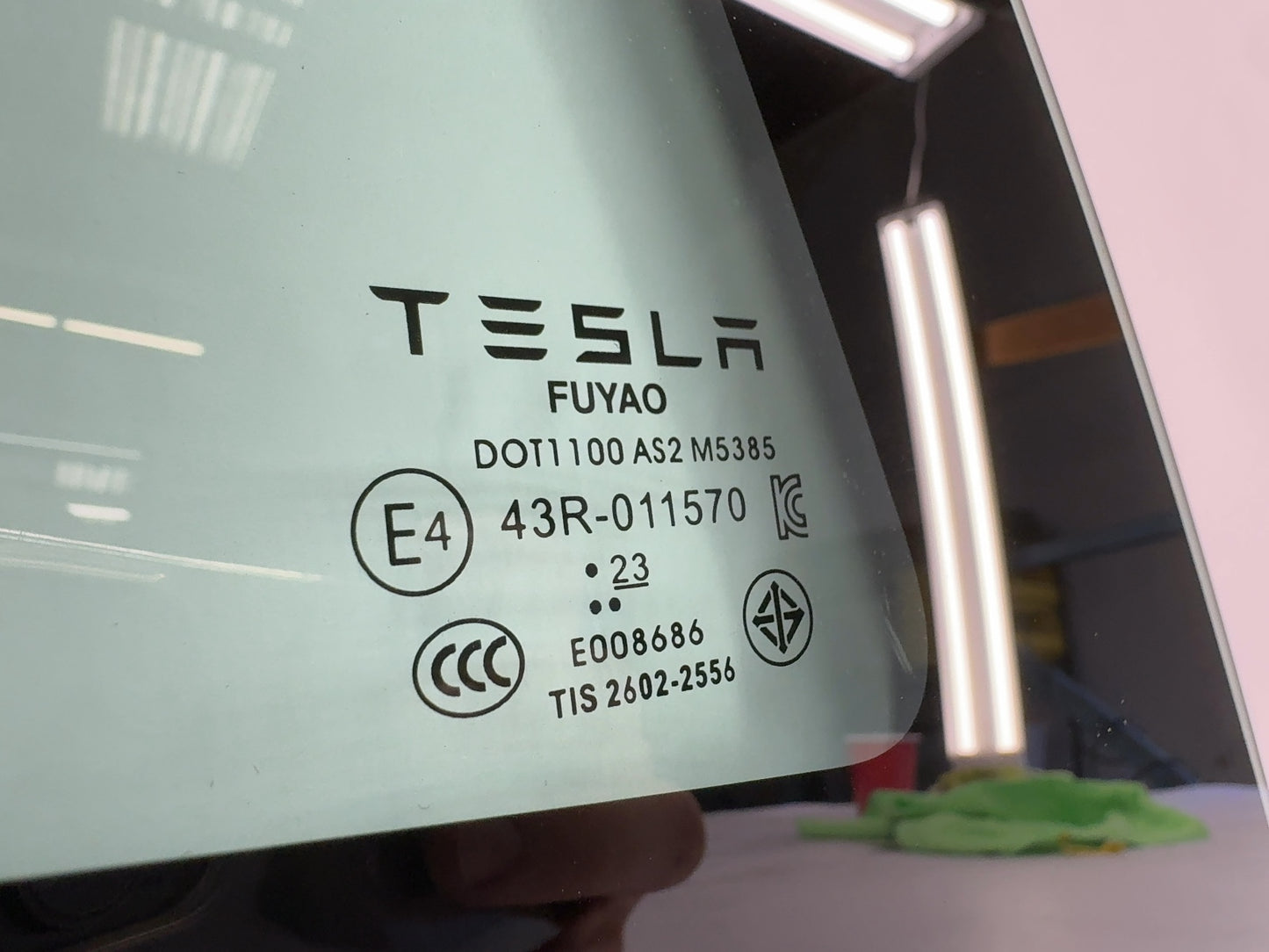 2023 Tesla Model 3 Right Quarter Glass 1514979-01-D