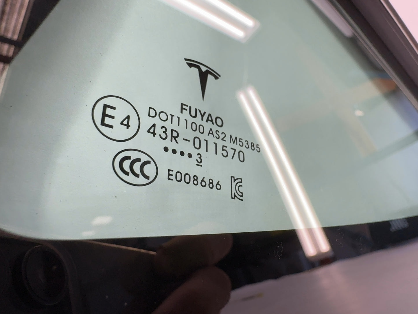 2021-2023 Tesla Model 3 Left Quarter Glass 1514978-01-C