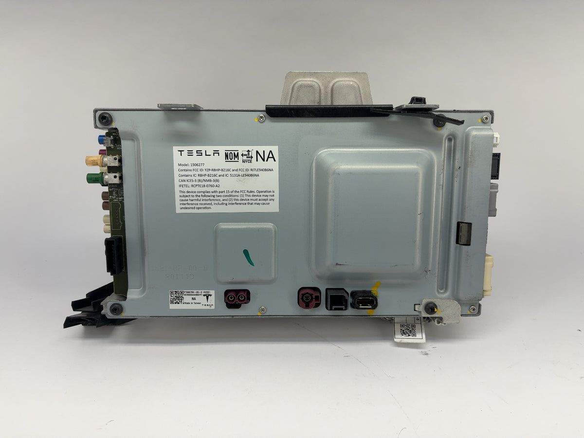 2020-2021 Tesla Model 3 Car Computer With Security Module 1566786-00-C