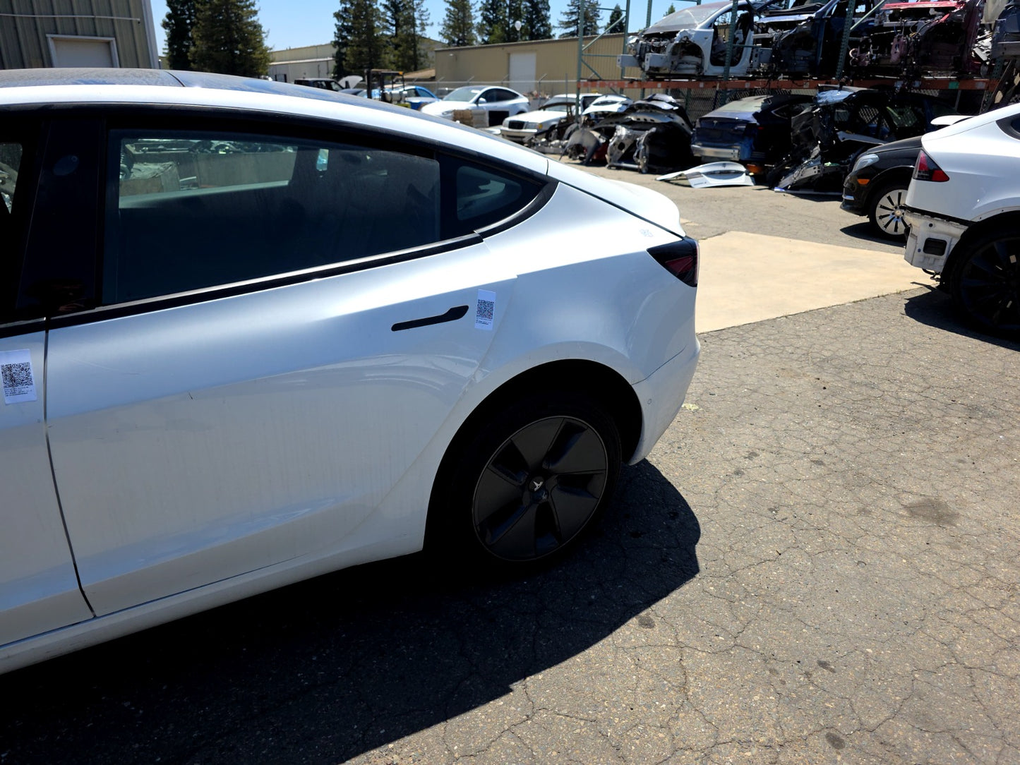 2021-2023 Tesla Model 3 Left Quarter Panel Cut 1073677-S0-B