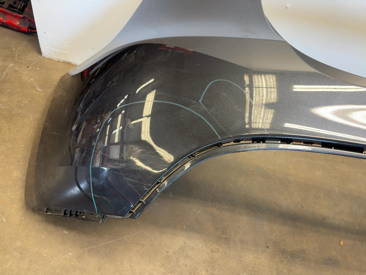 2023-2025 Tesla Model Y Rear Fascia Without Parking Assist Brackets 1493735-S0-C