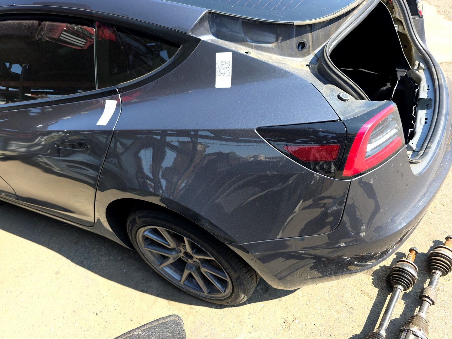2021-2023 Tesla Model 3 Left Quarter Panel Cut 1073677-S0-B