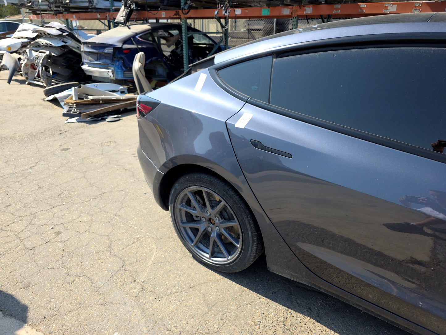 2021-2023 Tesla Model 3 Right Quarter Panel Cut 1073678-S0-B
