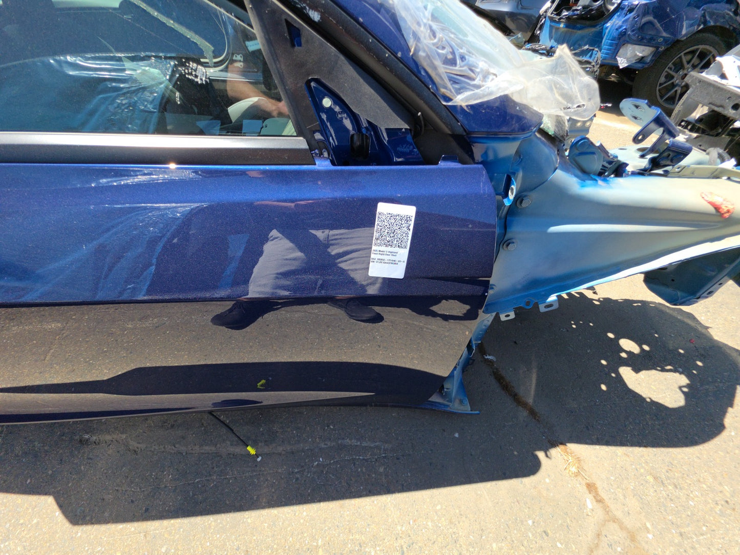 2024-2025 Tesla Model 3 Highland Front Right Door Shell 1751846-E0-A