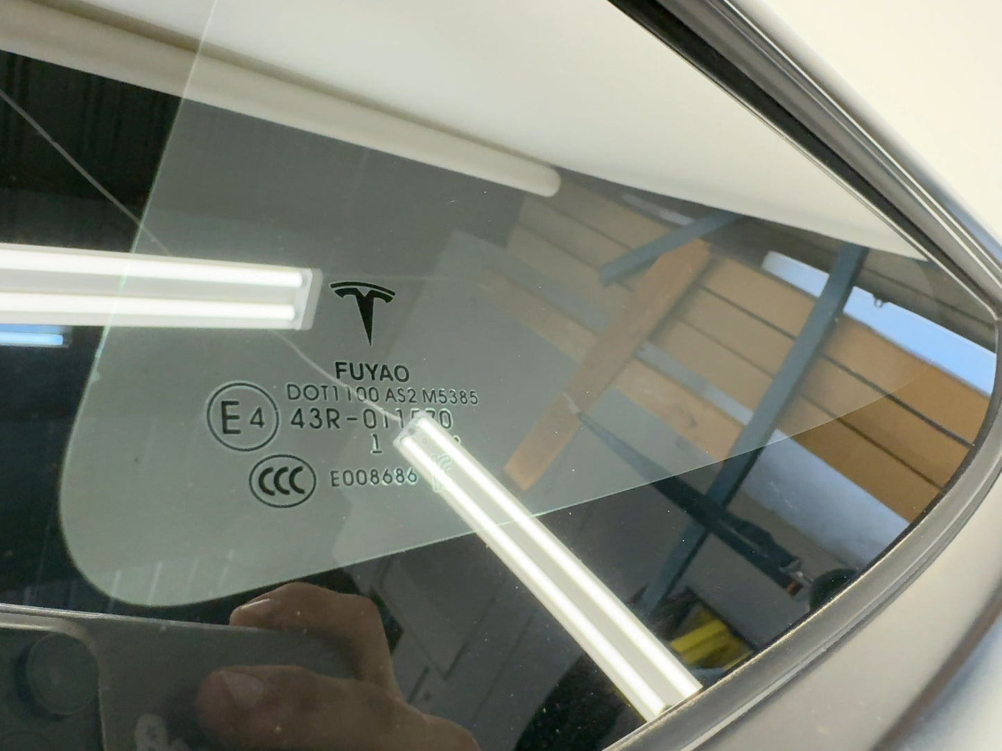 2021-2023 Tesla Model 3 Left Quarter Glass 1514978-01-C