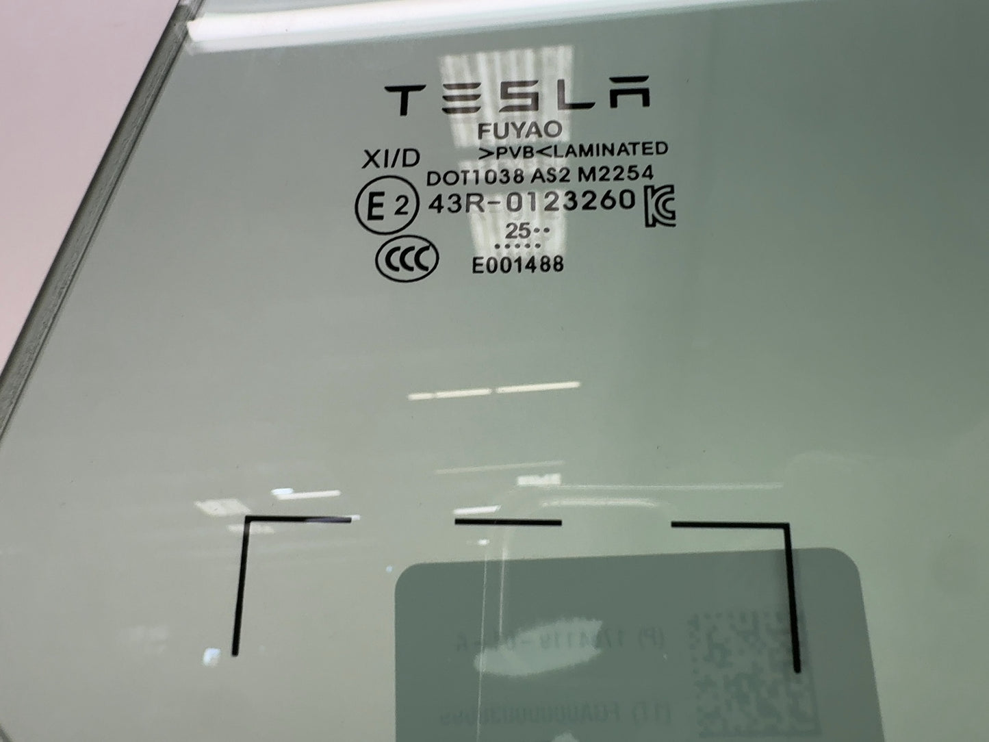 2026 Tesla Model 3 Highland Rear Left Door Glass Laminated 1764119-01-A