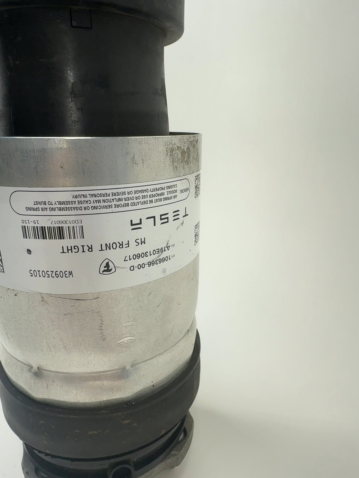 2019-2021 Tesla Model S Front Air Spring Module Right 1066366-00-D