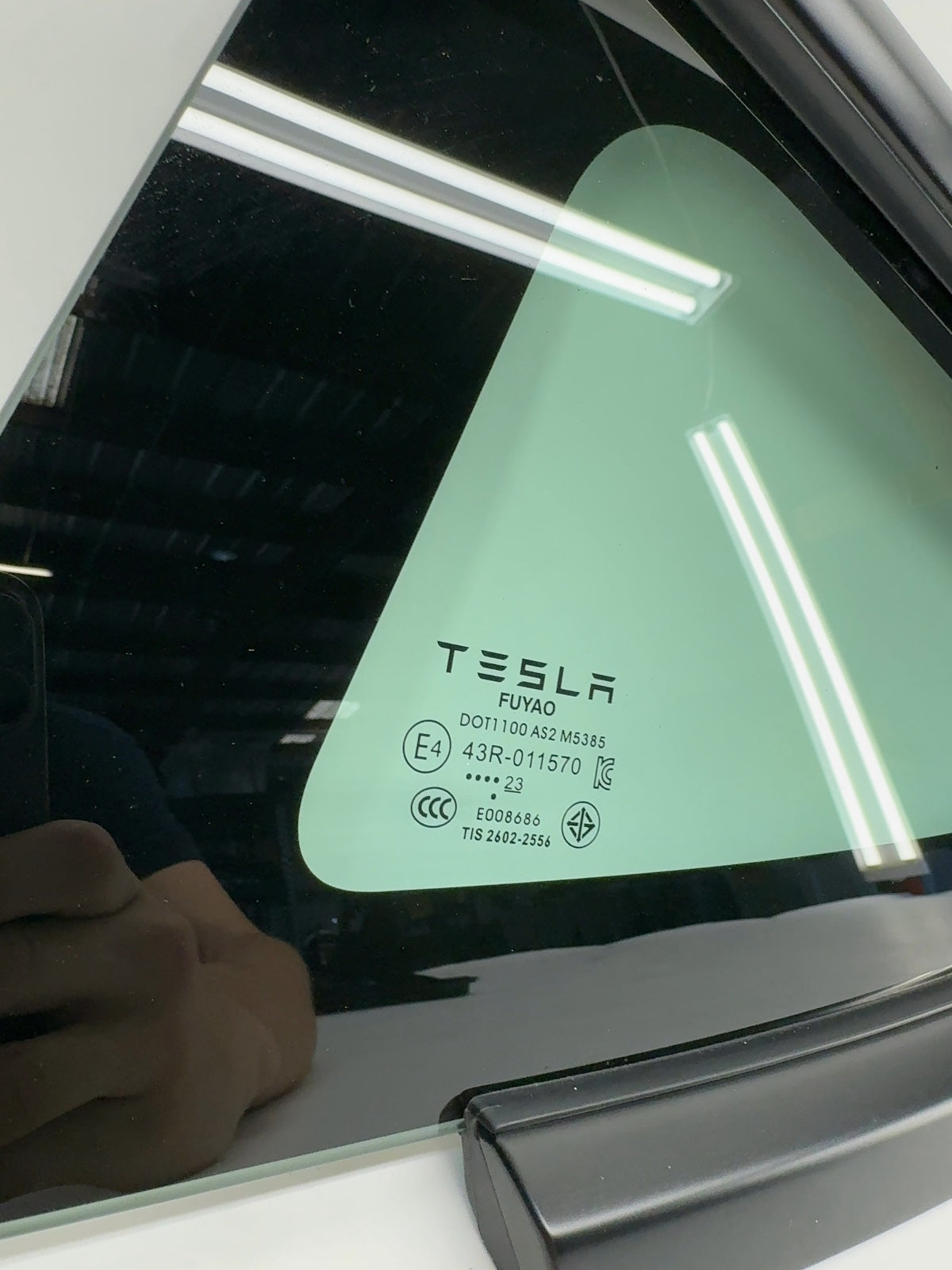 2023 Tesla Model 3 Left Quarter Glass 1514978-01-D