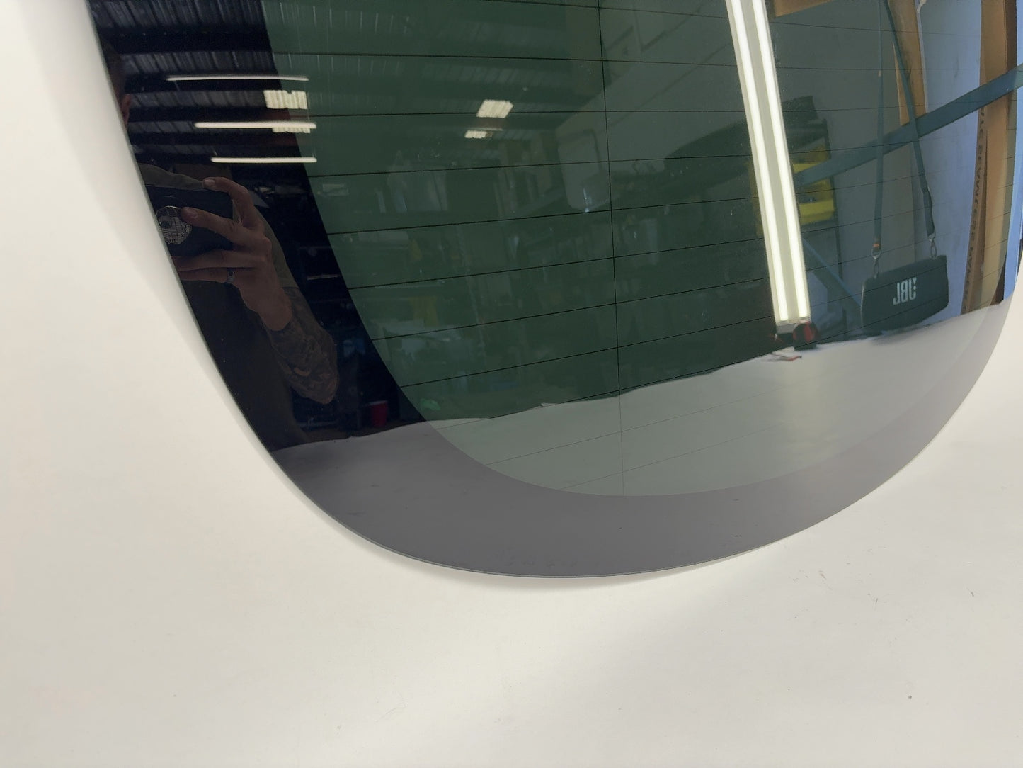 2022 Tesla Model Y Trunk Lid Glass 1509126-00-D