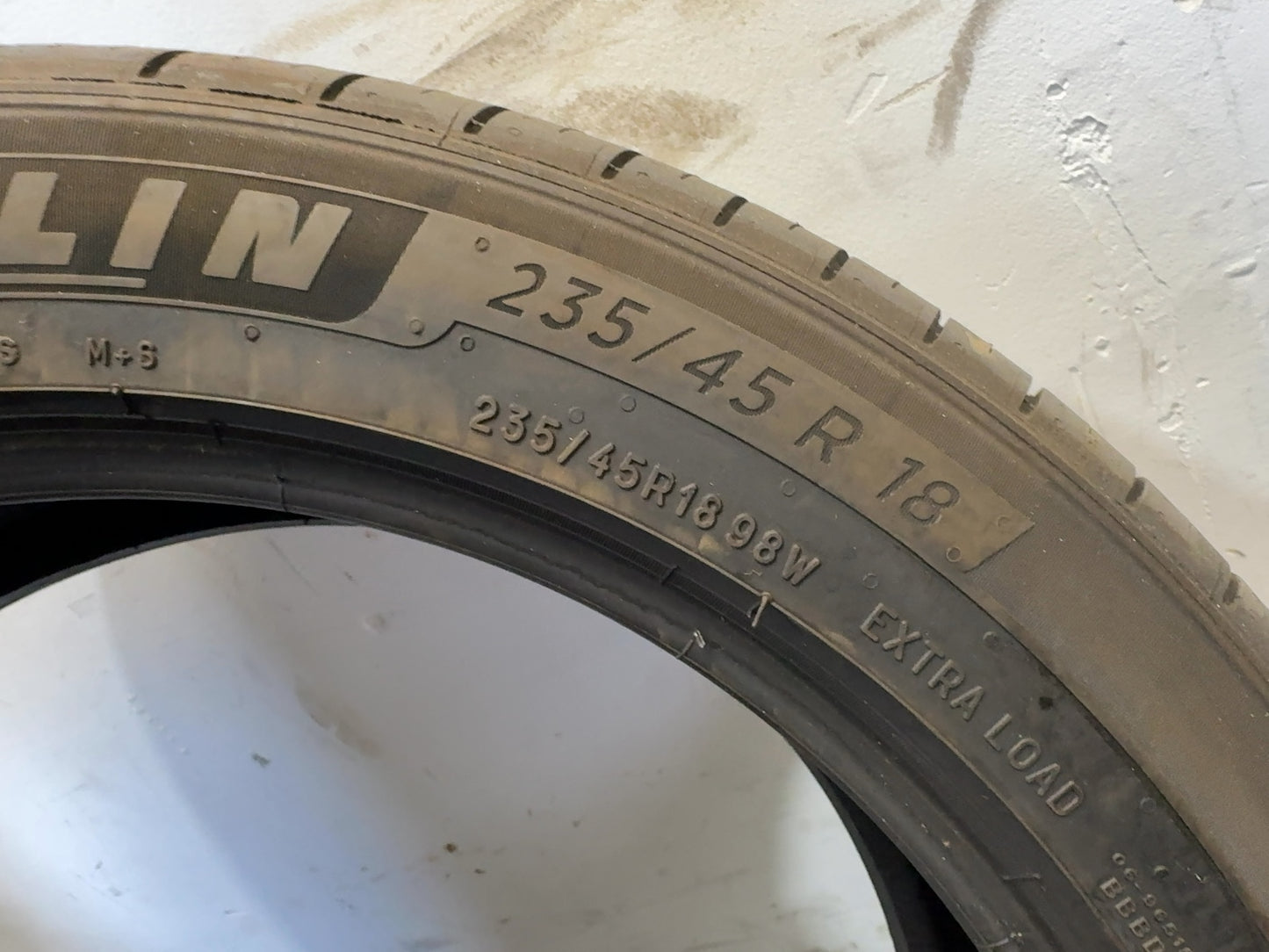 2024-2026 Tesla Model 3 Highland Michelin- Primacy A/s 235/45r18 Tire 1344246-00-A