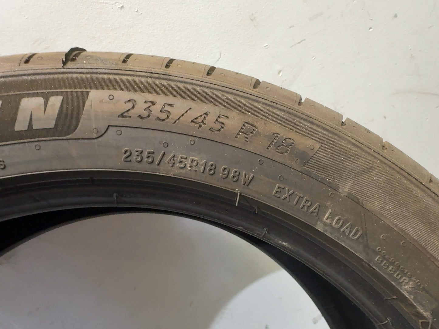 2024-2026 Tesla Model 3 Highland Michelin- Primacy A/s 235/45r18 Tire 1344246-00-A