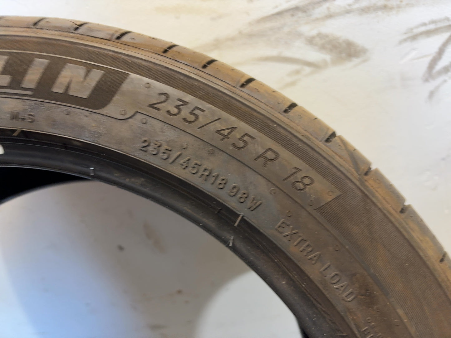 2024-2026 Tesla Model 3 Highland Michelin- Primacy A/s 235/45r18 Tire 1344246-00-A