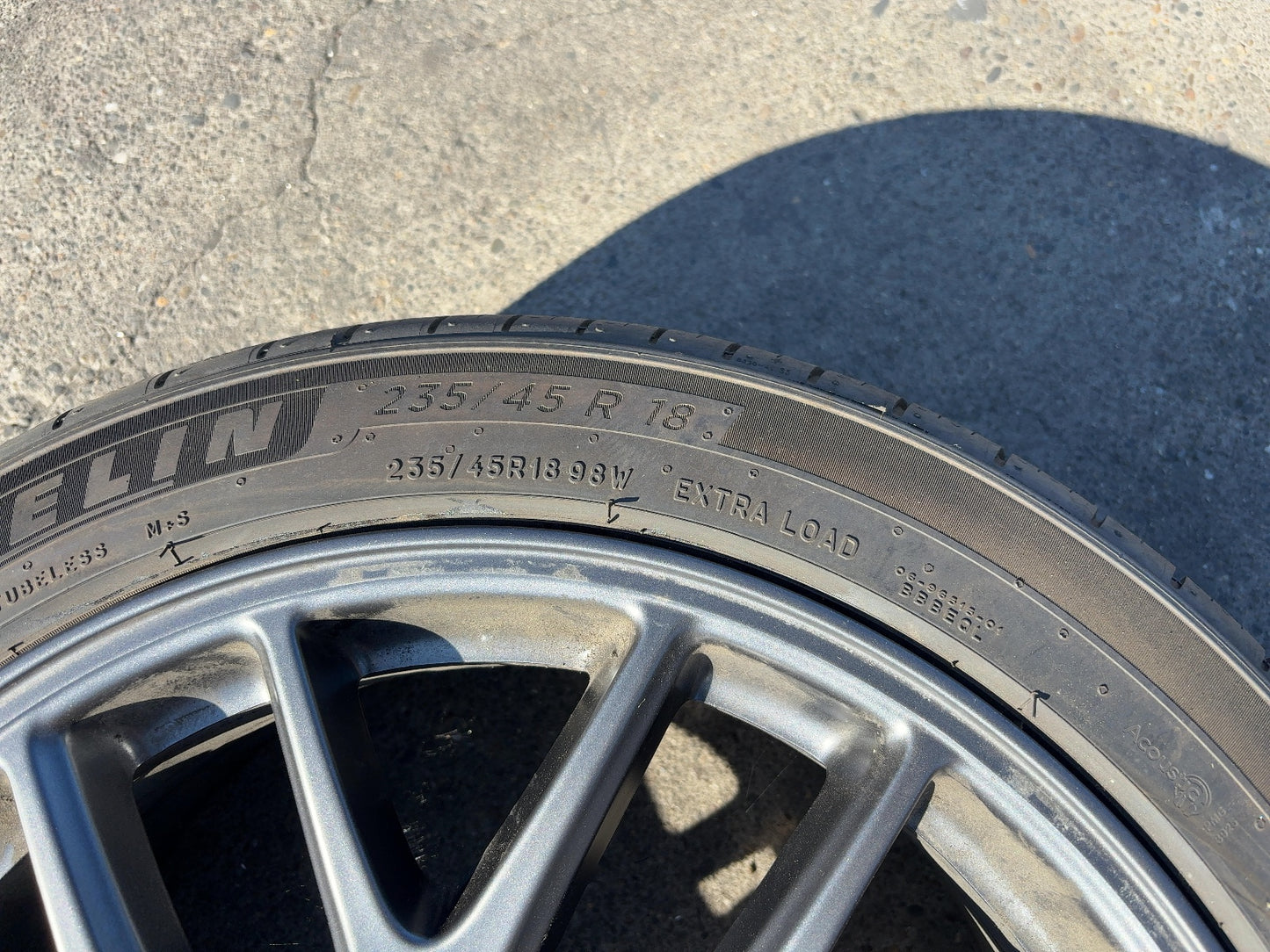 2024-2026 Tesla Model 3 Highland Michelin- Primacy A/s 235/45r18 Wheel 1344246-00-A